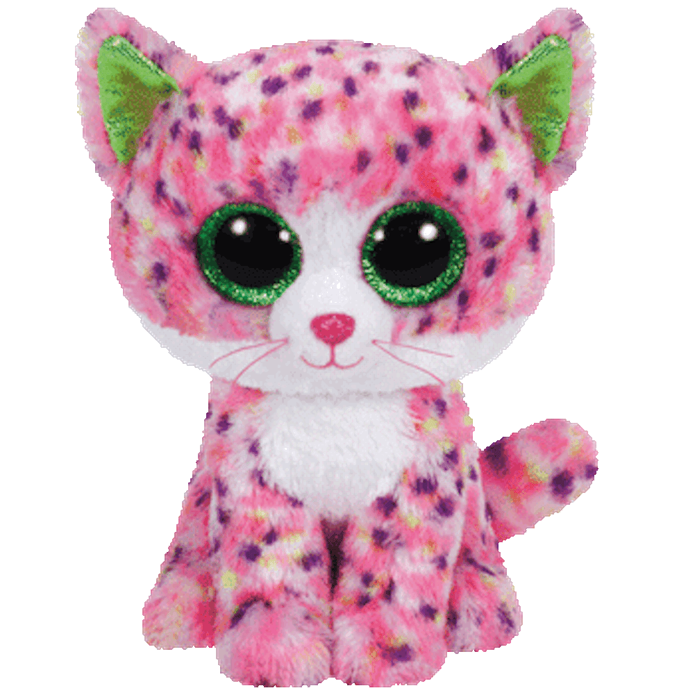 Ty Inc Beanie Boo Plush Stuffed Animal Medium Sophie the Pink Cat 10"