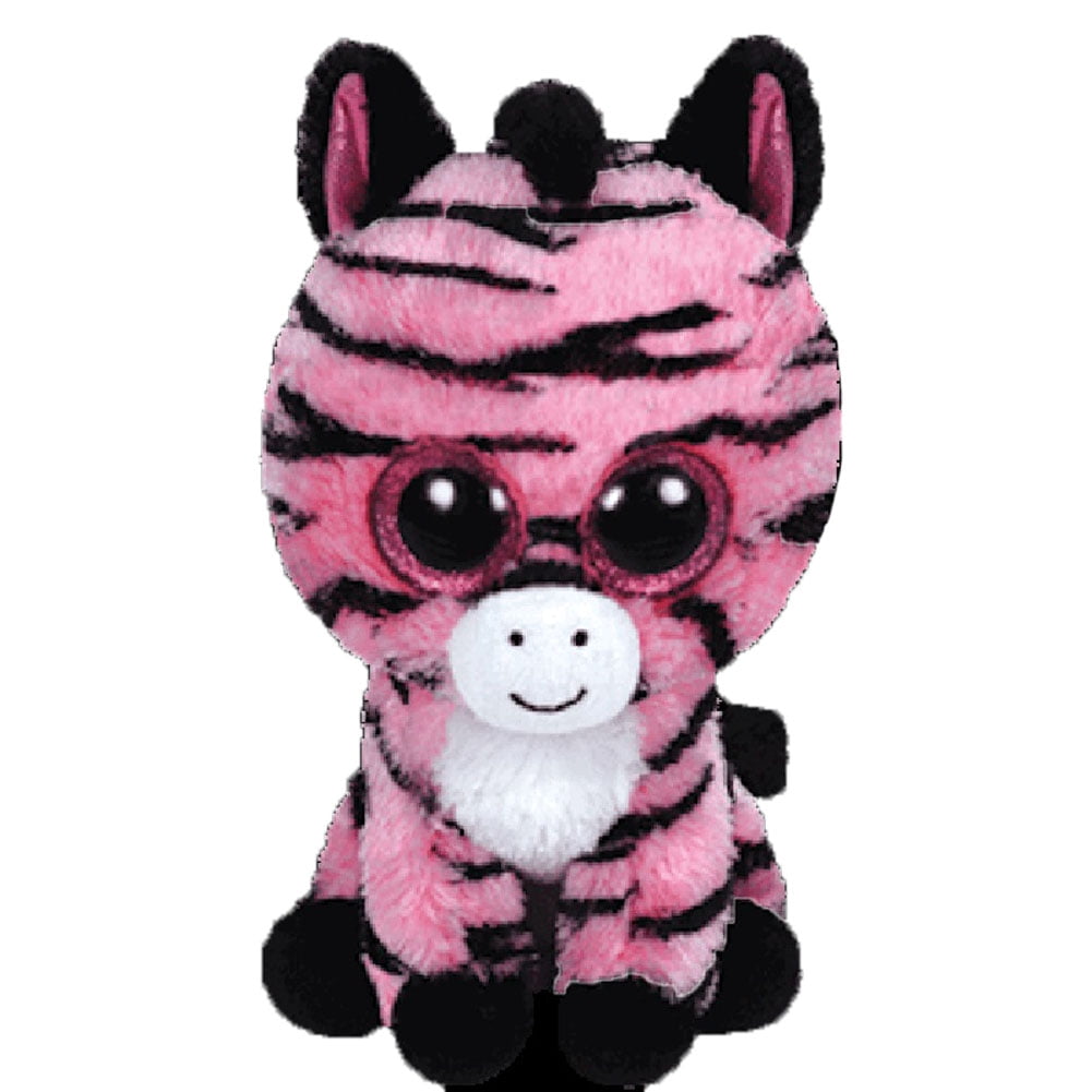 Ty Inc - Beanie Boo - Zoey the Pink & Black Zebra - 6