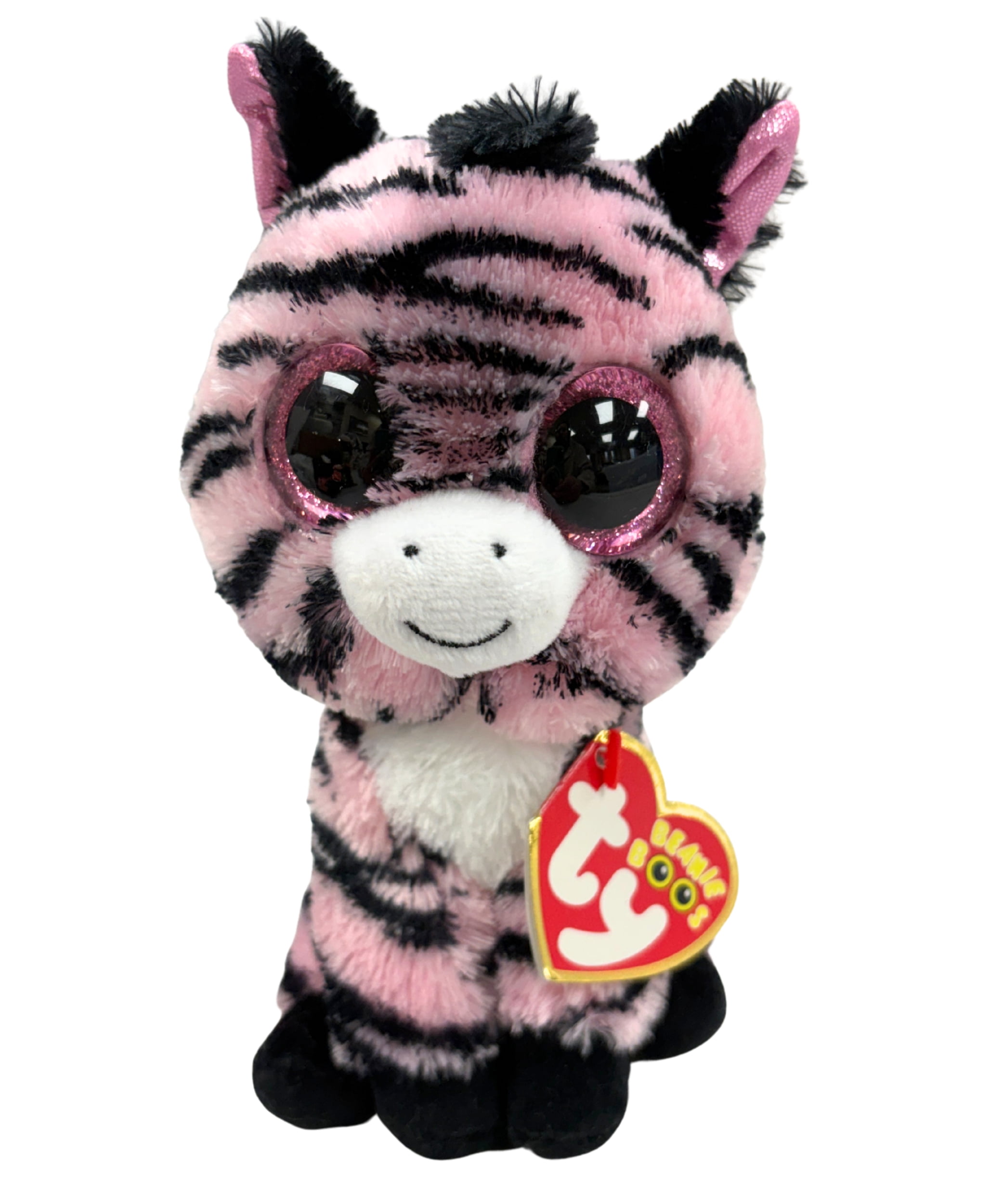Beaniebaby　ジュエルオーキッド５株 Ty, Beanie Boos, Zoey the Zebra, Glitter Eyes, Stuffed Animal