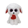 thumbnail image 1 of Ty Valentine Honey Bun the White Dog w/ Heart (Medium) Plush, 1 of 1