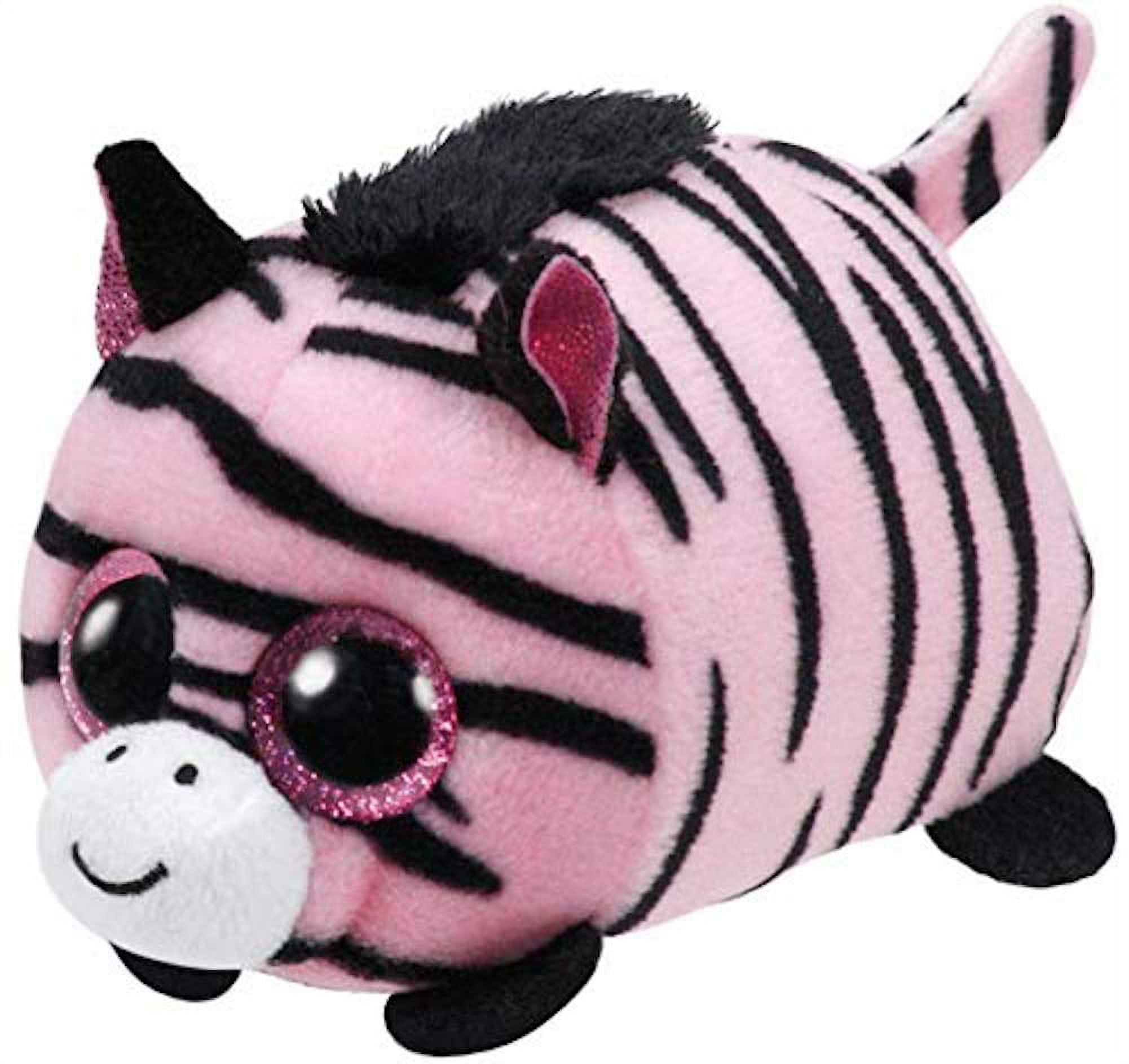 Ty Inc - Teeny Tys - Pennie the Pink Zebra - 3 