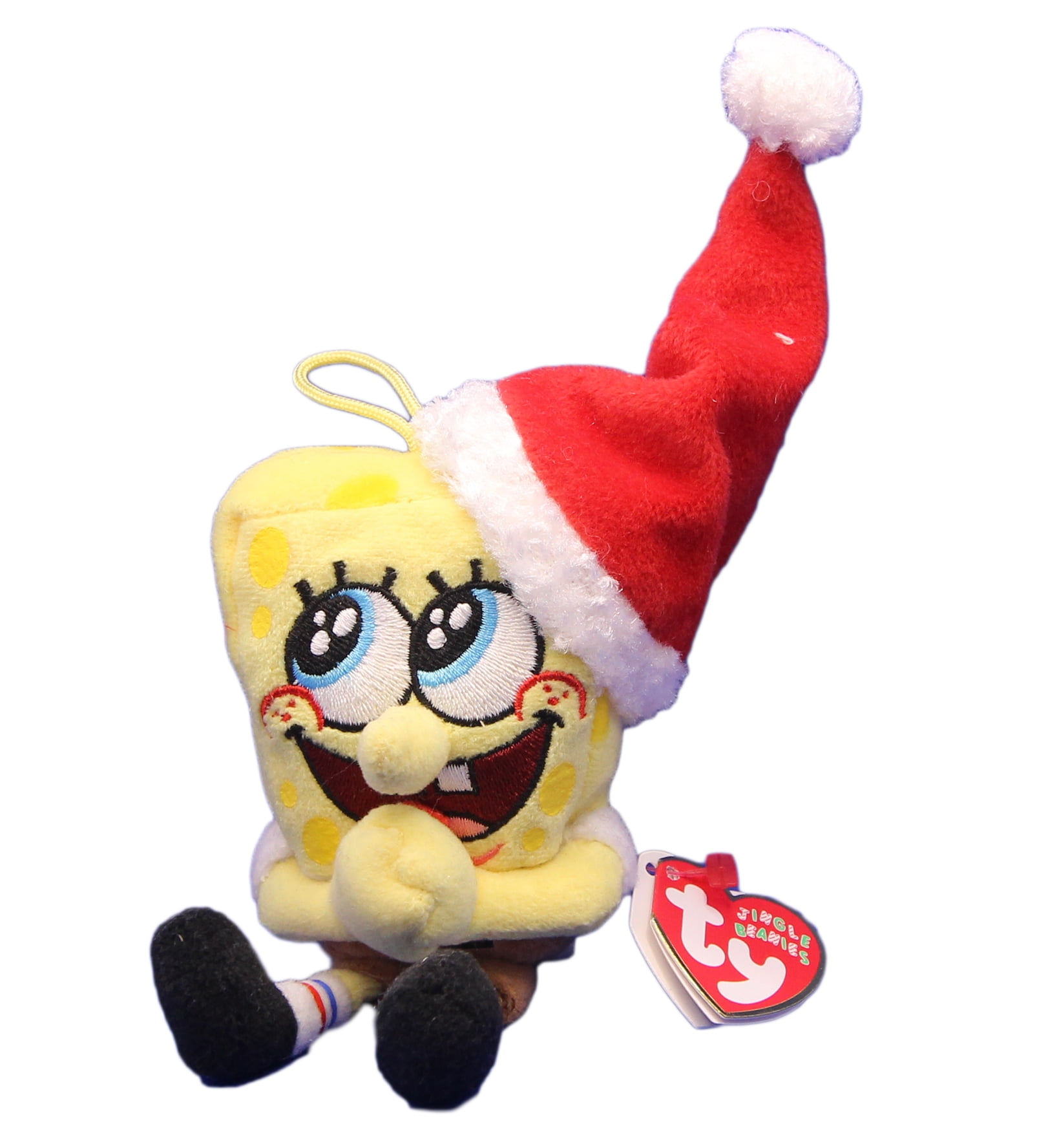 Ty Jingle: Spongebob the Elf | Stuffed Animal | MWMT's - Walmart.com