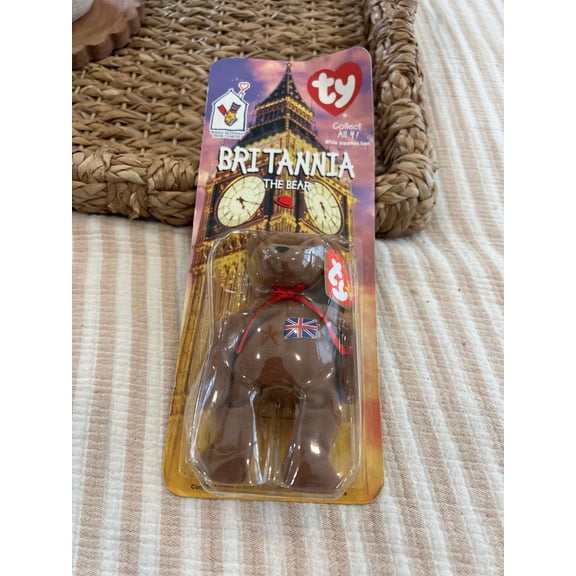 Ty McDonalds Teenie Beanie - 1999 Britannia The Bear Sealed in Pack New (BONUS 1 FUN CHOPS)