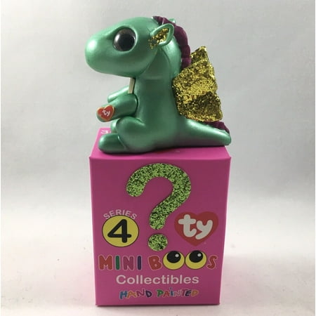 Ty Mini Boos Series 4 Vinyl Figurine - CINDER the Dragon Collectible Figure (2 Inch)