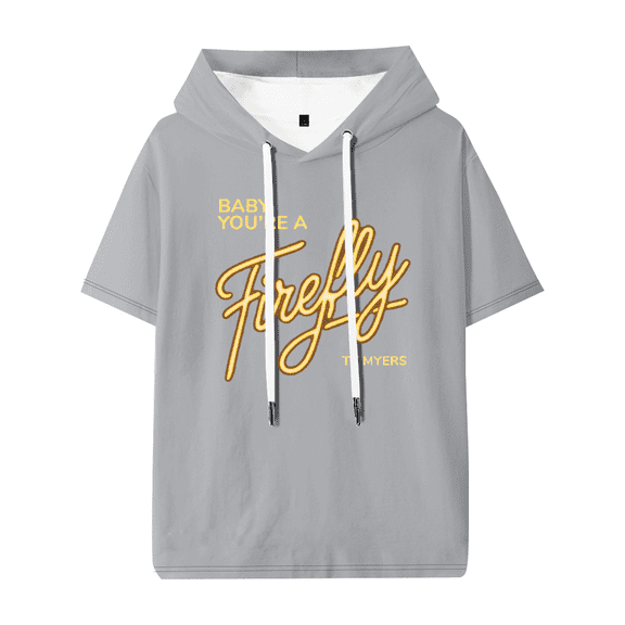 Ty Myers Firefly Hooded T-shirt Women Men Fashion Short Sleeve Tee