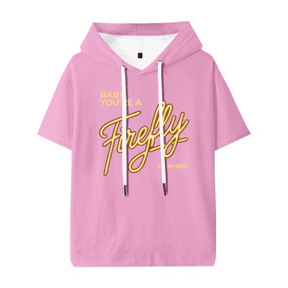 Ty Myers Firefly Hooded T-shirt Women Men Fashion Short Sleeve Tee