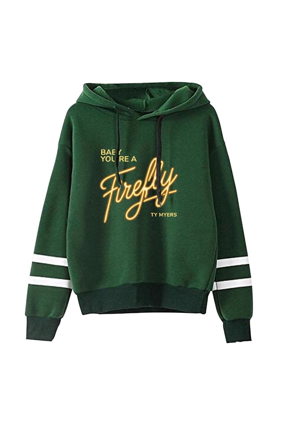 Ty Myers Firefly Hoodie Long Sleeve Pocketless Unisex Sweatshirt Casual Streetwear Pullover Clothes