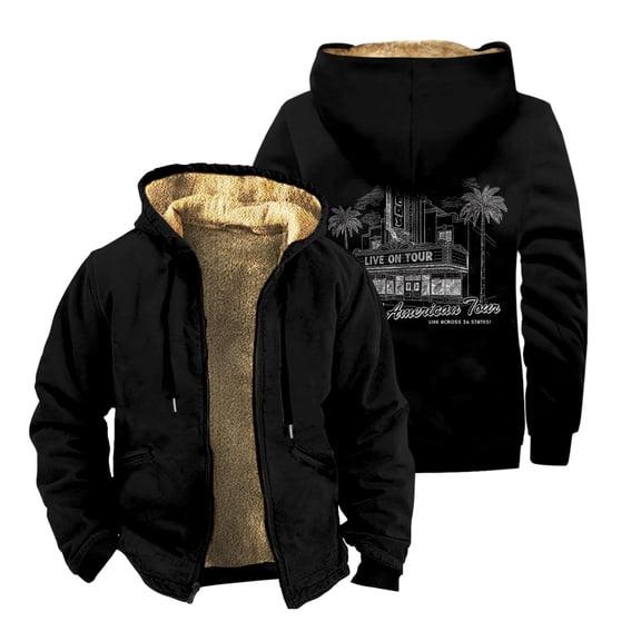 Ty Myers Live on Tour Zip Up Jacket Long Sleeve Winter Parka Women Men Casual Fashion Coat