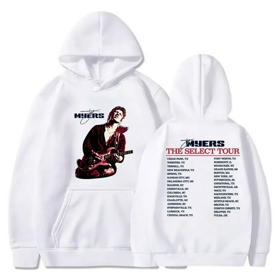Ty Myers Photo Hoodies The Select Tour Merch Hooded Unisex Fashion Long Sleeve Sweatshirts Pullovers