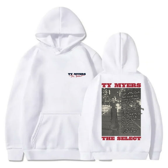 Ty Myers The Select Album Hoodies 2025 Tour Merch Cosplay Unisex Fashion Long Sleeve Sweatshirts