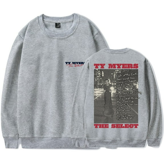Ty Myers The Select Album Merch Crewneck Sweatshirts Cosplay Unisex Fashion Long Sleeve Tee