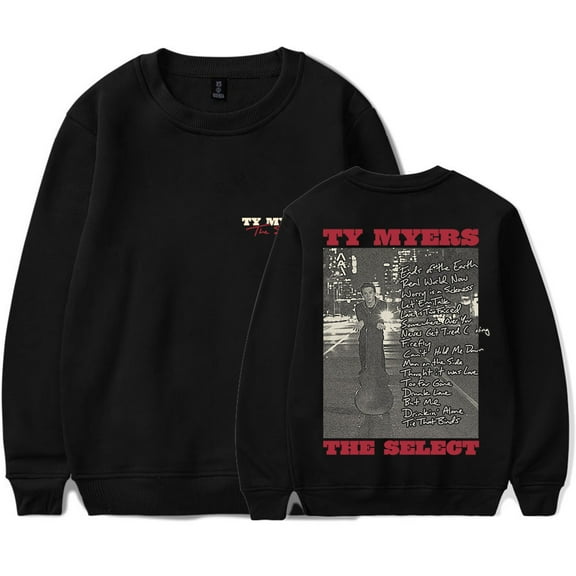 Ty Myers The Select Album Merch Crewneck Sweatshirts Cosplay Unisex Fashion Long Sleeve Tee