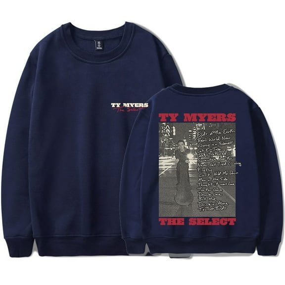 Ty Myers The Select Album Merch Crewneck Sweatshirts Cosplay Unisex Fashion Long Sleeve Tee