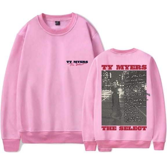 Ty Myers The Select Album Merch Crewneck Sweatshirts Cosplay Unisex Fashion Long Sleeve Tee