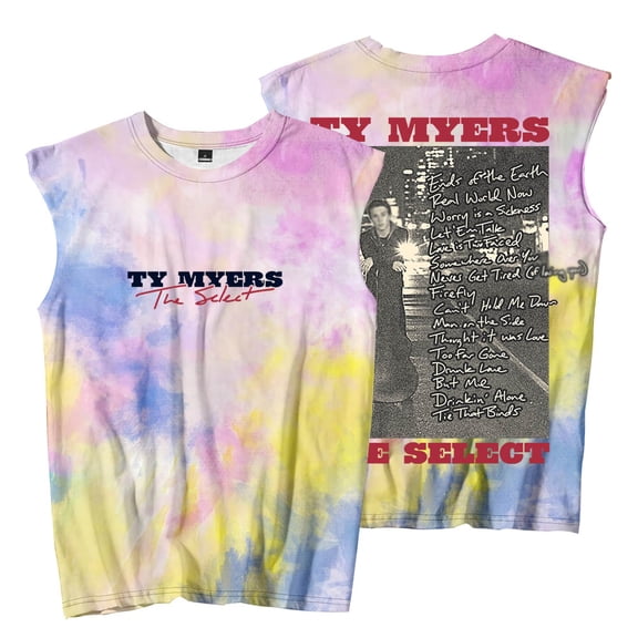 Ty Myers The Select Album Sleeveless T-Shirts 2025 Tour Merch Summer Unisex Fashion Tank Tops Tee