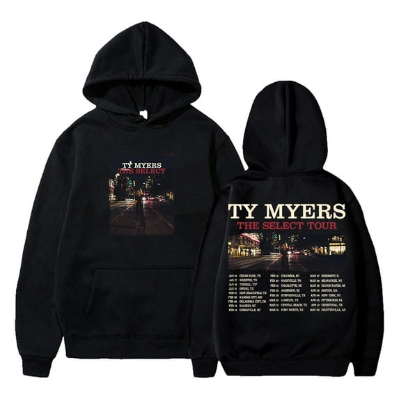 Ty Myers The Select Tour 2025 Hoodie Long Sleeve Streetwear Women Men Hooded Sweatshirts