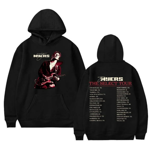 Ty Myers The Select Tour 2025 Merch Hoodies Women Men Long Sleeve Casual Sweatshirt Fashion Streetwear