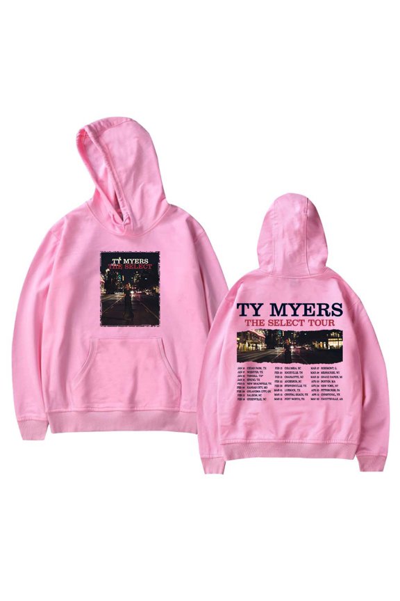 Ty Myers The Select Tour 2025 Merch Hoodies Women Men Long Sleeve Sweatshirt Fashion Clothes