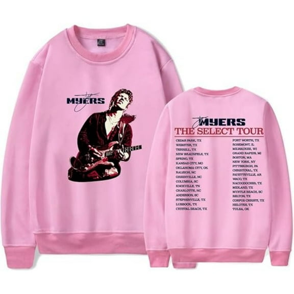 Ty Myers The Select Tour 2025 Merch Sweatshirt Women Men Crewneck Long Sleeve Pullover Clothes
