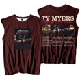 thumbnail image 1 of Ty Myers The Select Tour 2025 Merch Tank Tops Sleeveless Sport Vest Women Men Casual Outdoor Sportwear, 1 of 3