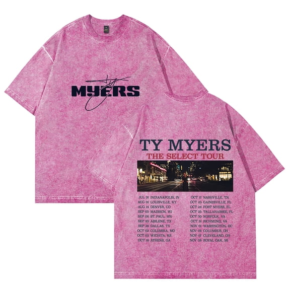 Ty Myers The Select Tour 2025 Tee Merch Men Women Tshirt Trendy Streetwear