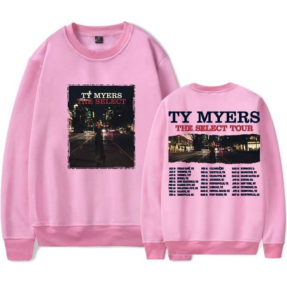 Ty Myers The Select Tour Crewneck Sweatshirts Cosplay Women Men Fashion Casual Long Sleeve Tee