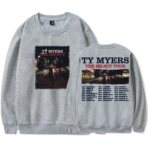 Ty Myers The Select Tour Crewneck Sweatshirts Cosplay Women Men Fashion Casual Long Sleeve Tee