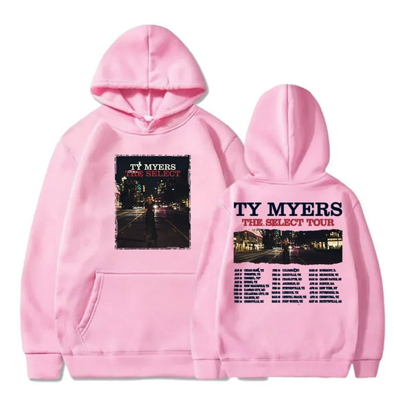 Ty Myers The Select Tour Hoodies Cosplay Women Men Fashion Casual Long Sleeve Sweatshirts Pullovers