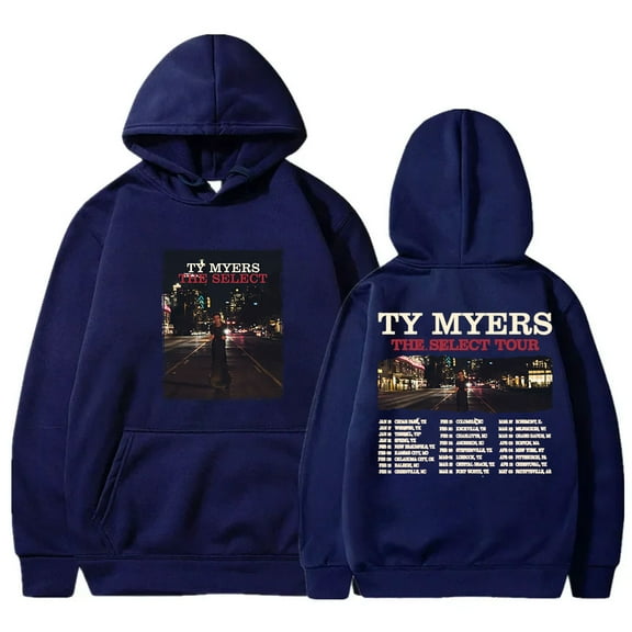 Ty Myers The Select Tour Hoodies Cosplay Women Men Fashion Casual Long Sleeve Sweatshirts Pullovers