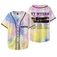 thumbnail image 1 of Ty Myers The Select Tour Merch Baseball Jacket Cosplay Unisex V-neck Short Sleeve T-Shirts, 1 of 6