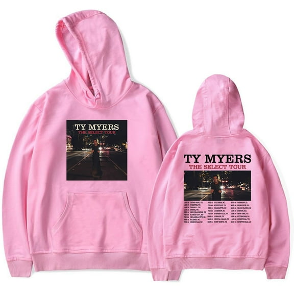 Ty Myers merch The Select Tour 2025 Hooded Drawstring Pocket Sweatshirt Men/women concert Pullover