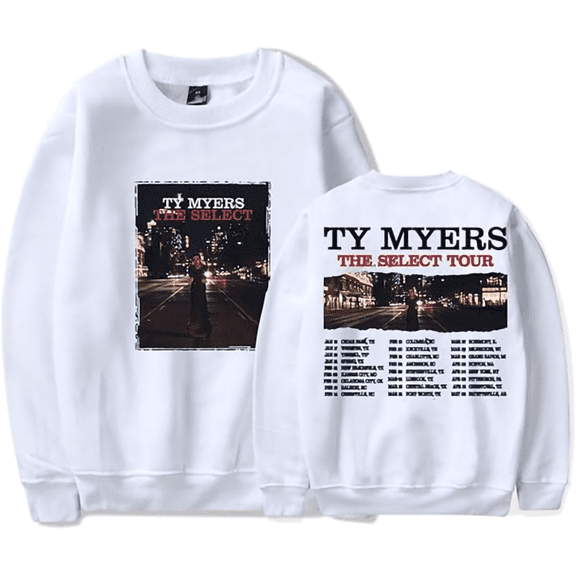 Ty Myers merch The Select Tour 2025 sweatshirt  crewneck long sleeve sweatshirt men/women concert  pullover