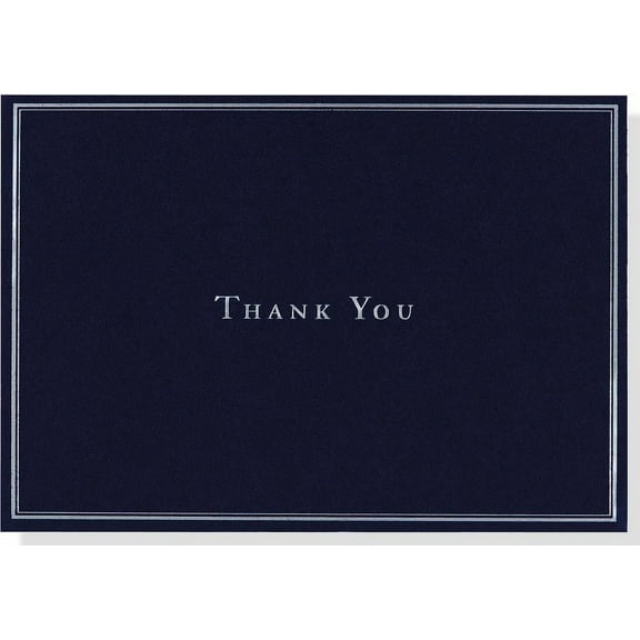 Navy Blue Thank You Notes (Stationery, Note Cards, Boxed Cards), (Hardcover)