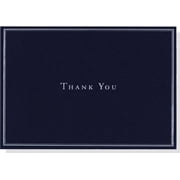 Navy Blue Thank You Notes Stationery, Note Cards, Boxed Cards, Hardcover