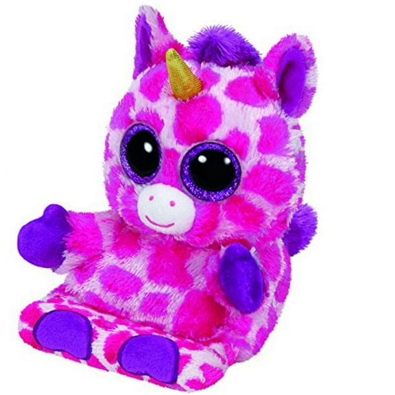 Ty Peek A Boos - UNI the Pink Unicorn (Phone Holder Screen Cleaner 6" Plush)( NO TY HANG TAG)