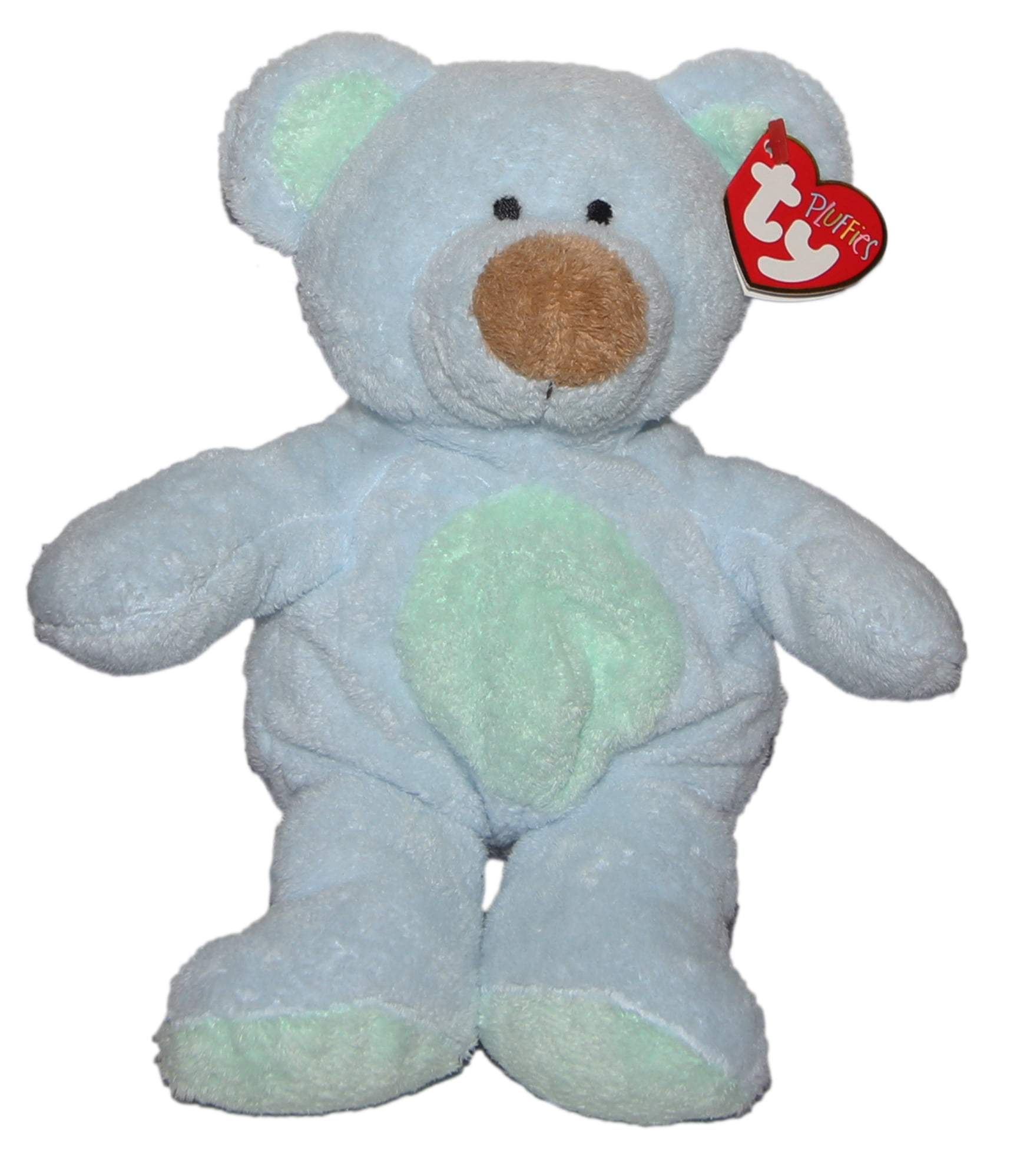 Ty Pluffie BlueBeary the Bear Stuffed Animal MWMT Walmart