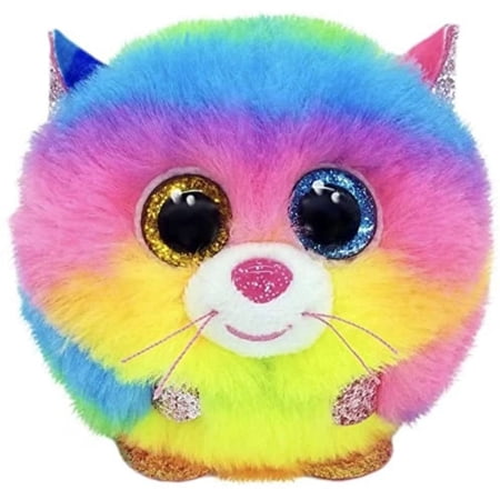 Ty Puffies Gizmo Rainbow Cat (4 Inch) Plush