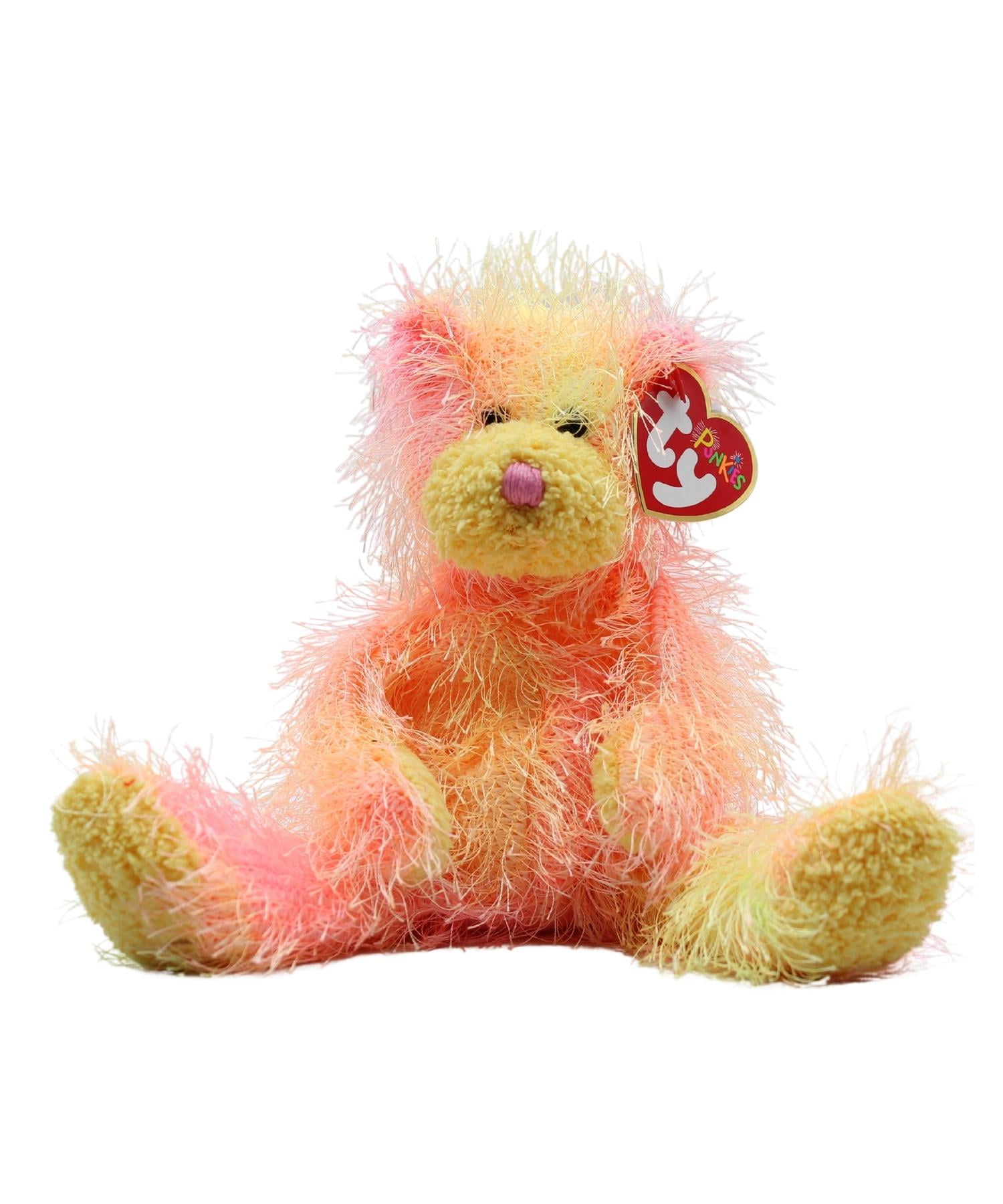 Ty Punkies: Rainbow the Bear | Stuffed Animal | MWMT - Walmart.com
