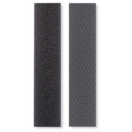 Ty-Rap Hook-and-Loop Cable Tie,6 in,Black,PK10 FOS150-50-0