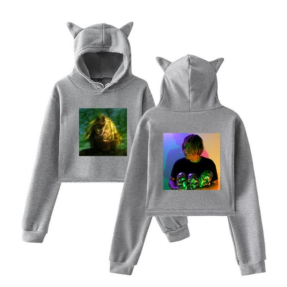 Ty Segall Three Bells Tour 2024 Short Hoodie Fashion Cat Ear Sweatshirt Women Clothing