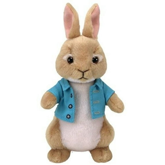 Ty Soft Stuffed Animals and Plush Toys, PP Cotton Brown Blue