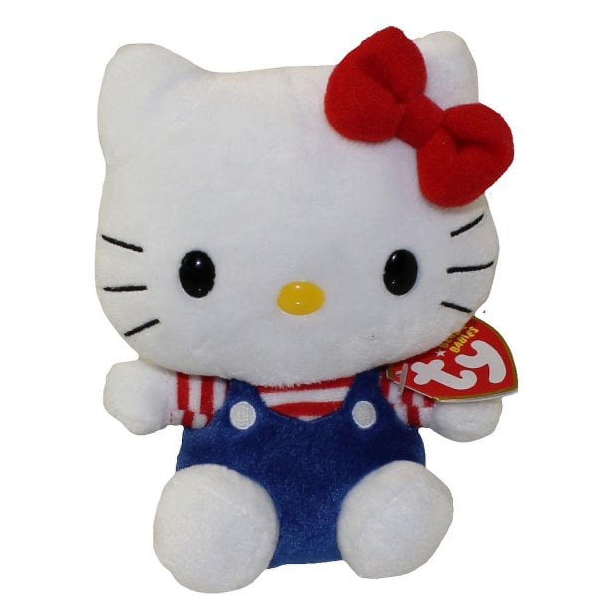 Ty Stuffed Animal & Plush Toy, Beanie Baby Hello Kitty, 5.5