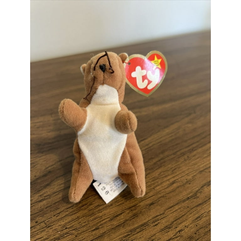 Ty Teenie Beanie Babies NUTS THE SQUIRREL RARE VINTAGE 1993