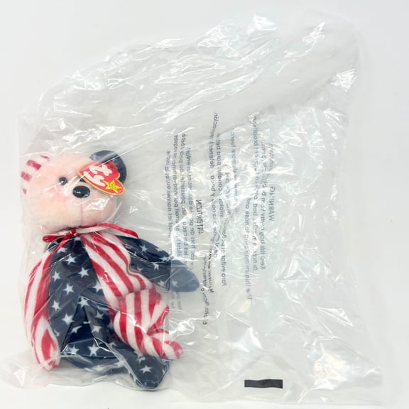 Ty Teenie Beanie Babies Spangle The Bear
