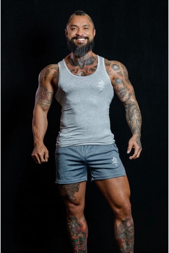 Ty’s Recreation Exclusive “Tank On Me” mens form fitting stretchy tank top.