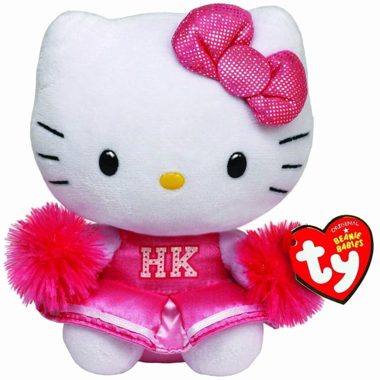TY Toys Plush Beanie Baby - Hello Kitty Cheerleader Collectible TY Toys Plush Beanie Baby - Hello Kitty Cheerleader Collectible