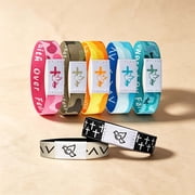 Tyab Wearable NFC Scripture Bracelets 7 Pack Multi-Style Faith Wristbands for Men Women Daily Use