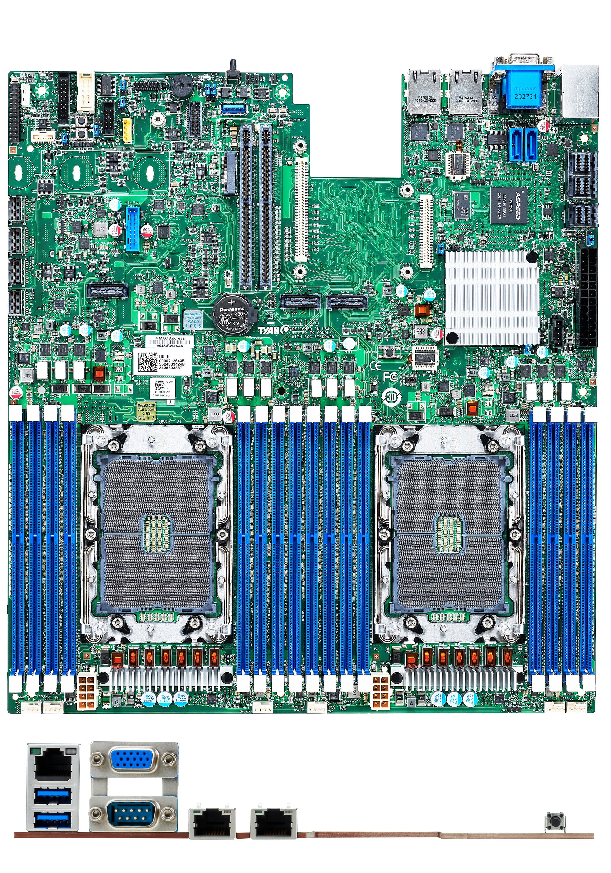 Tyan Tempest CX S7126 S7126GM2NRE Motherboard - LGA4189 Socket - Intel ...