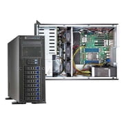Tyan Thunder HX FT65T-B5642 B5642F65TV8E2H-G Server System Barebone - 4U 1S Tower Professional Workstation w/ 8 LFF & 2 NVMe U.2 bays
