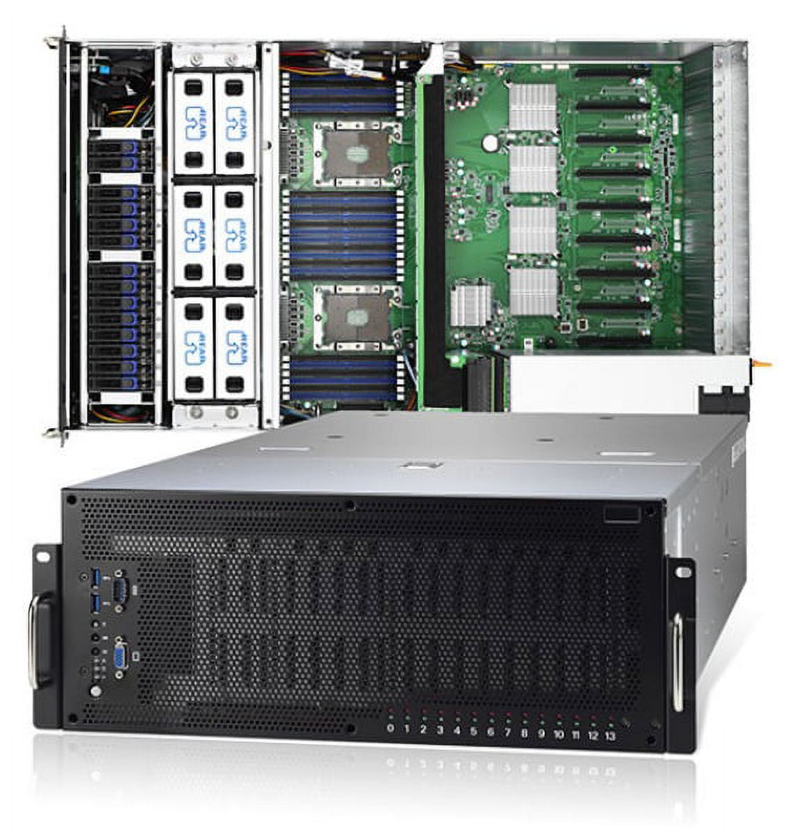 Tyan Thunder HX FT77D-B7109 B7109F77DV14HR-2T-N Dual Root Complex 4U ...